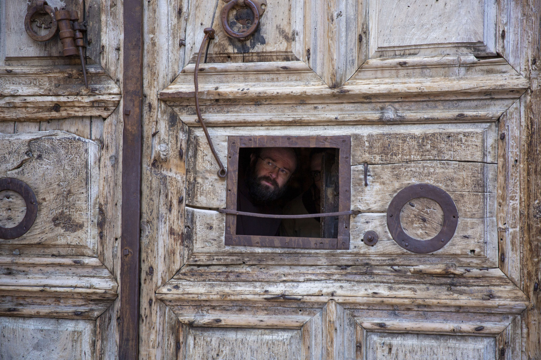APTOPIX Virus Outbreak Mideast Jerusalem Holy Thursday